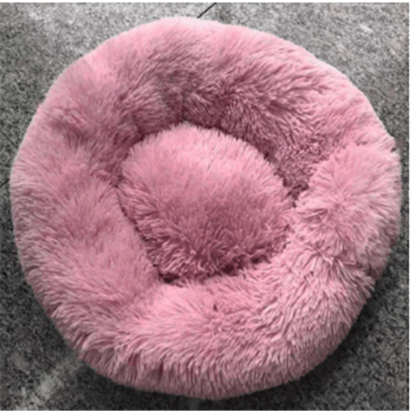 Luxuriously Cozy Round Plush Cat Mattress-5