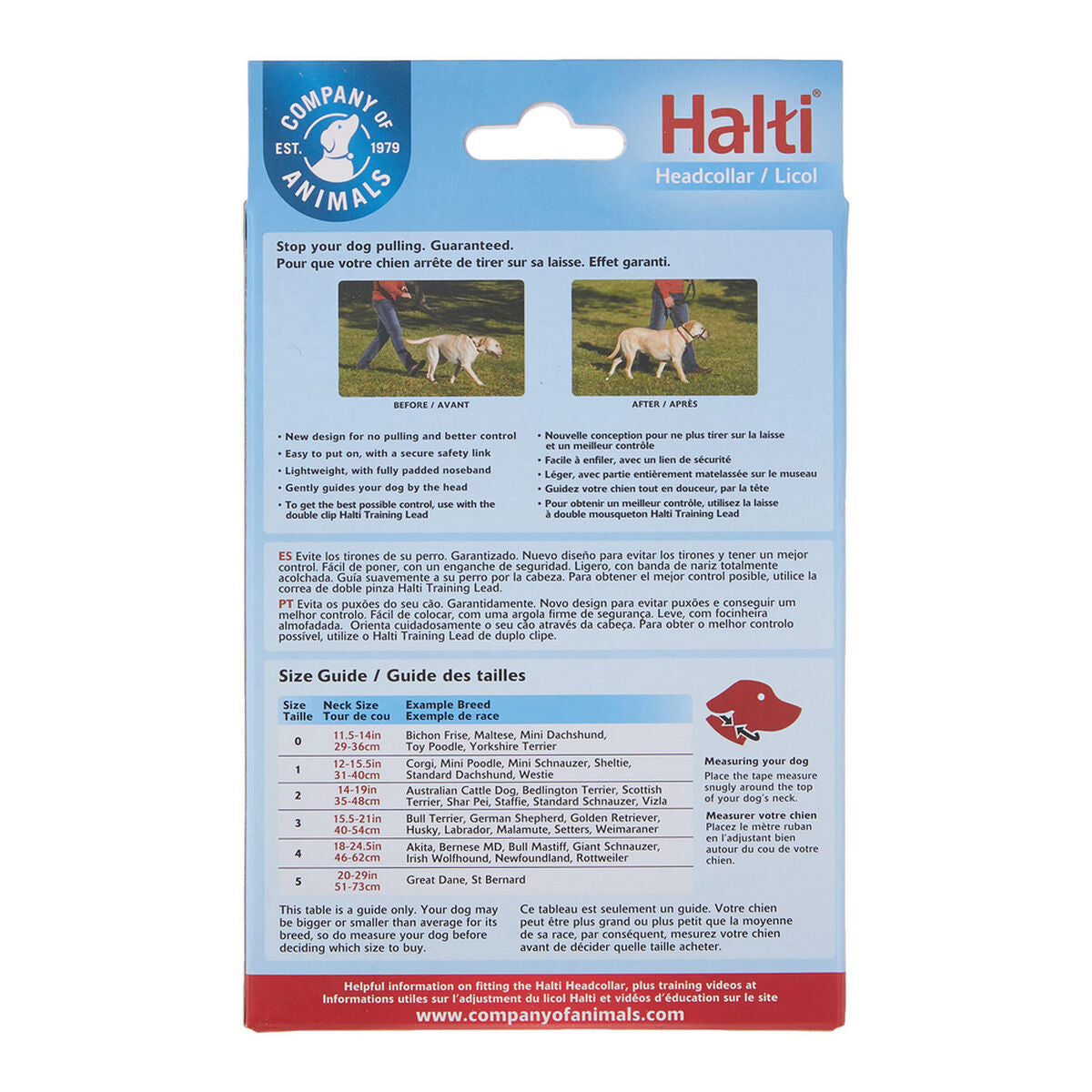 Dog Training Collars Company of Animals Halti Black Muzzle (35-48 cm)-3