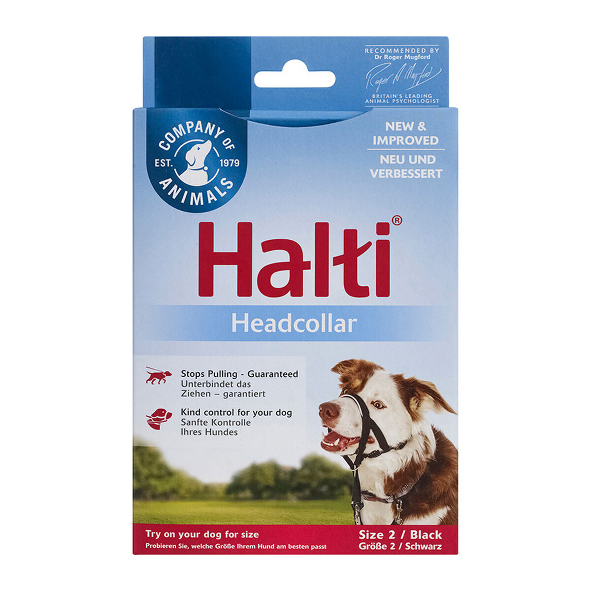 Dog Training Collars Company of Animals Halti Black Muzzle (35-48 cm)-1