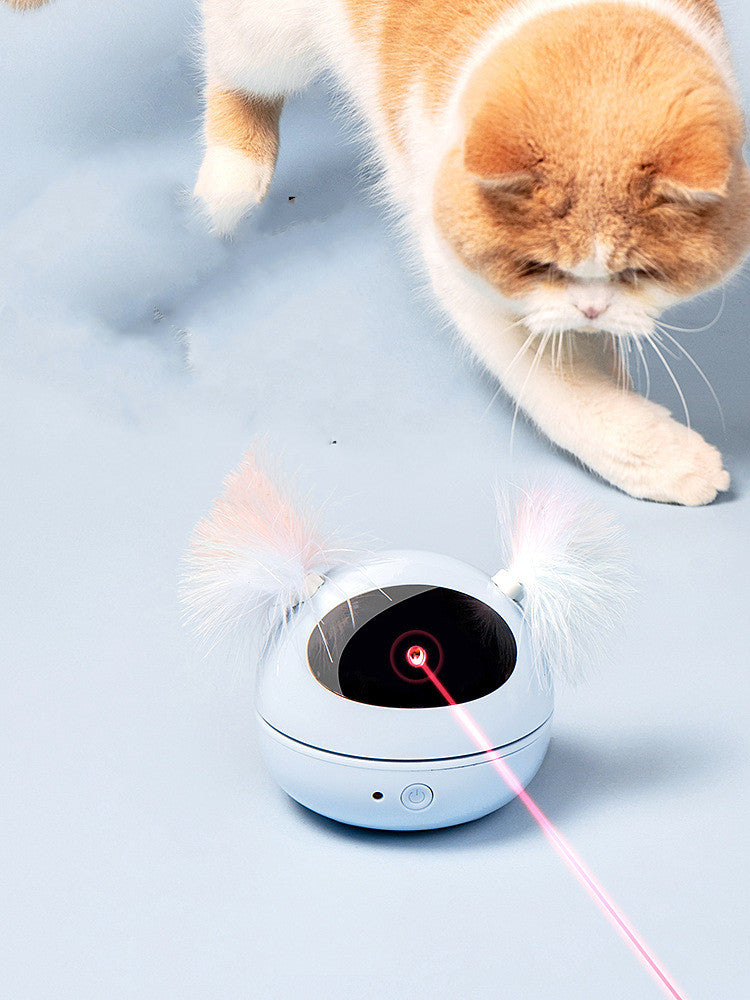Automatic laser LED cat toy