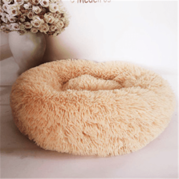Luxuriously Cozy Round Plush Cat Mattress-6