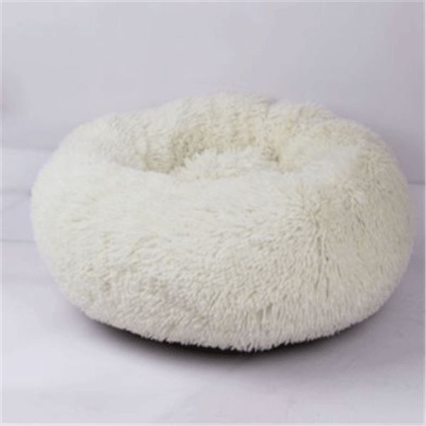 Luxuriously Cozy Round Plush Cat Mattress-7