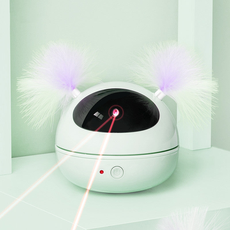 Automatic laser LED cat toy