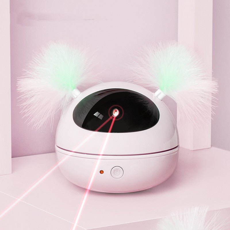 Automatic laser LED cat toy