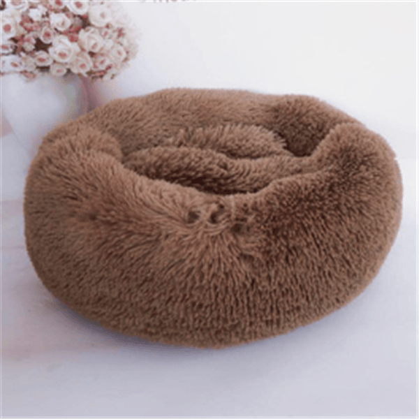 Luxuriously Cozy Round Plush Cat Mattress-11