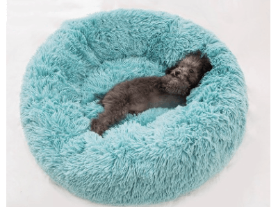 Luxuriously Cozy Round Plush Cat Mattress-9