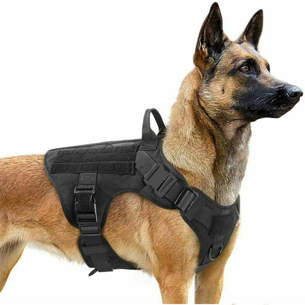 Militärische Taktische Hund Harness Deutsch Shepherd Einstellbare Haustier Hund Zurück