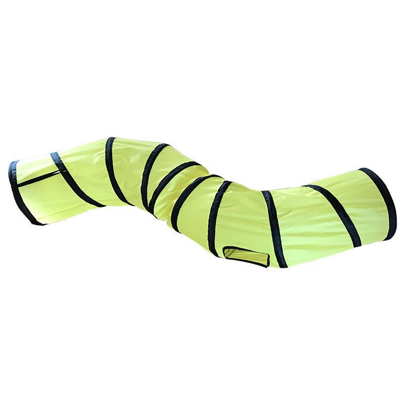 Foldable S-Shaped Cat Tunnel - The Ultimate Play Haven For Your Feline Friend!-4