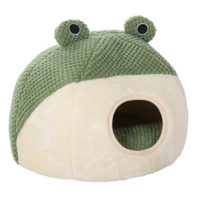 Little Frog Series Warm Nest For Small Cats Dogs Within 5KG