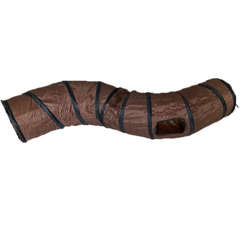 Foldable S-Shaped Cat Tunnel - The Ultimate Play Haven For Your Feline Friend!-2