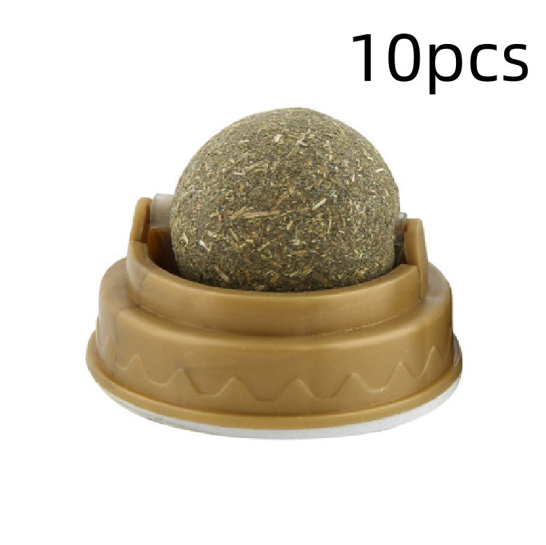 Katzenminze-Bälle Katzenleckerlis Rotierende Backenzahnreinigung