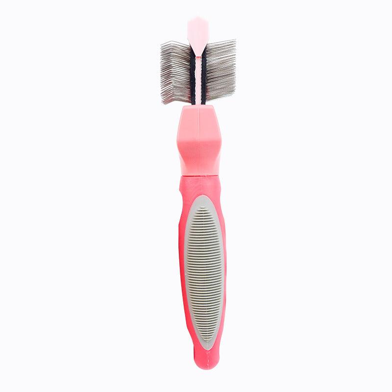 Gentlegroom Pet Self-Cleaning Hair Brush - Double-Sided Soft Comb-7