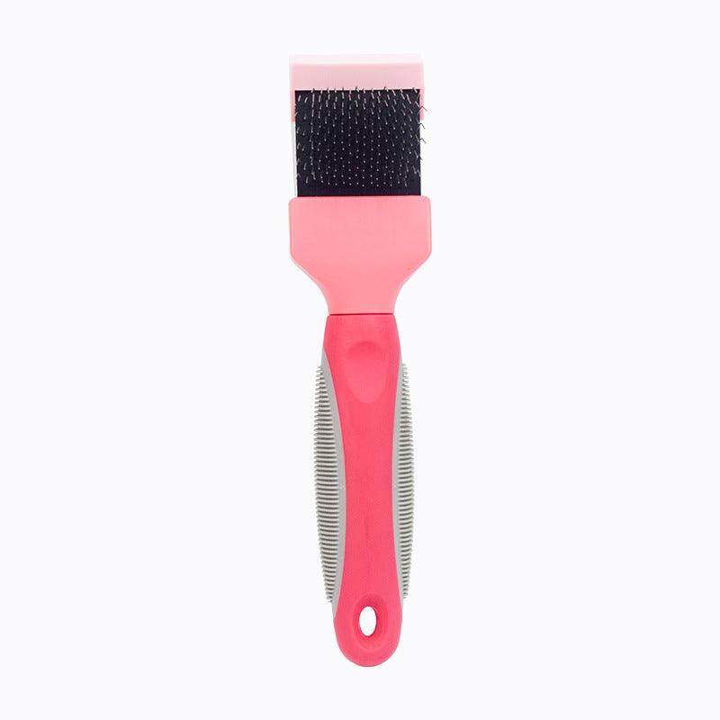 Gentlegroom Pet Self-Cleaning Hair Brush - Double-Sided Soft Comb-5