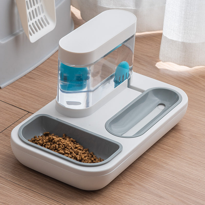 Automatic pet feeder and water dispenser