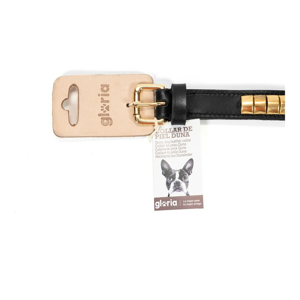 Dog collar Gloria Duna Black Golden (60 x 2.5 cm)-7