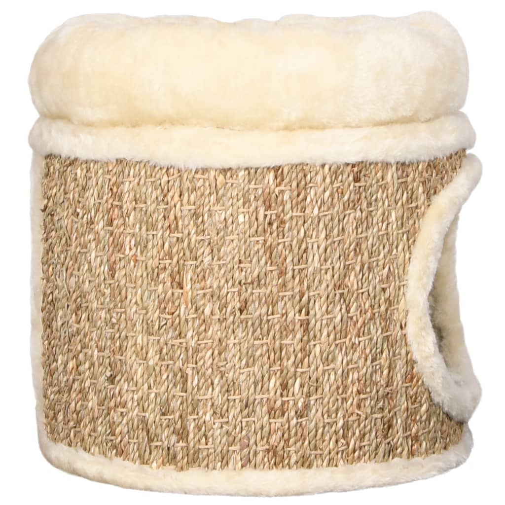 Cat House with Luxury Cushion 33 cm Seagrass-1