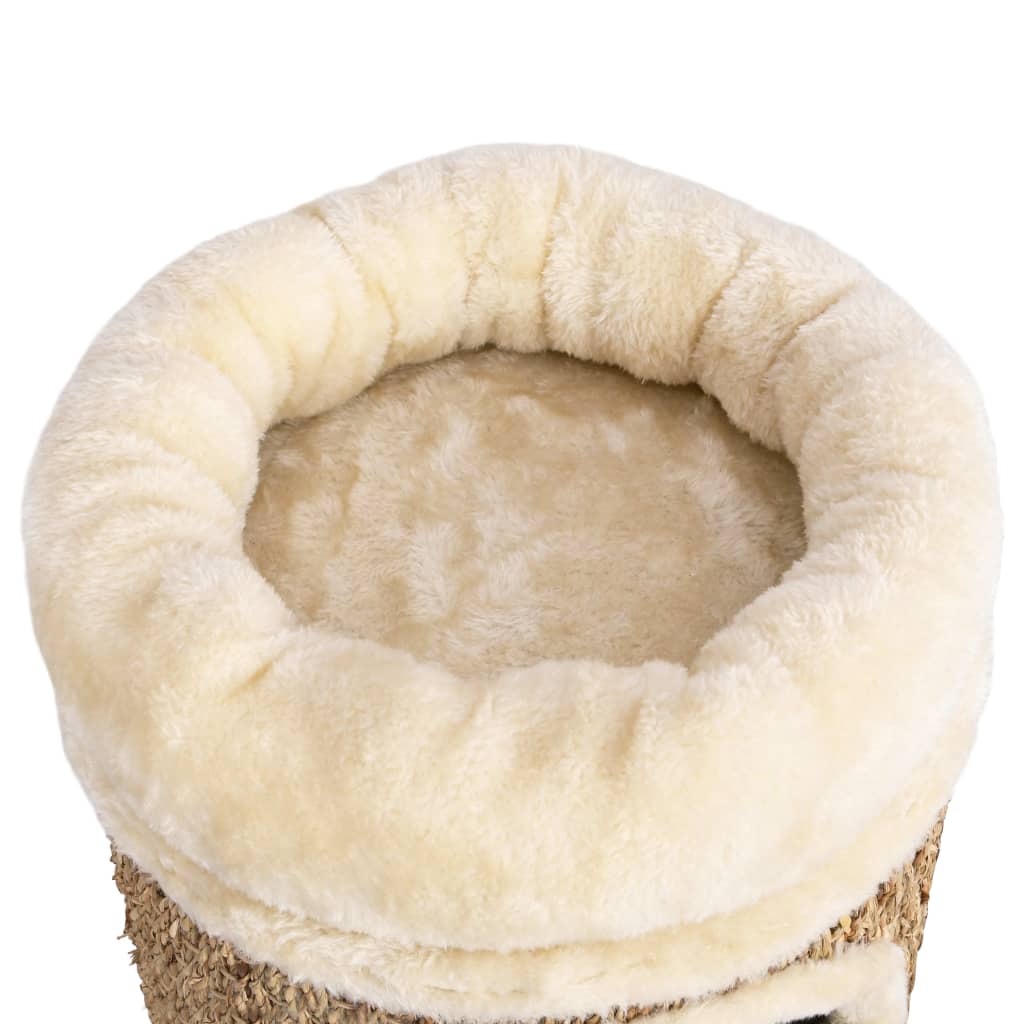 Cat House with Luxury Cushion 33 cm Seagrass-4
