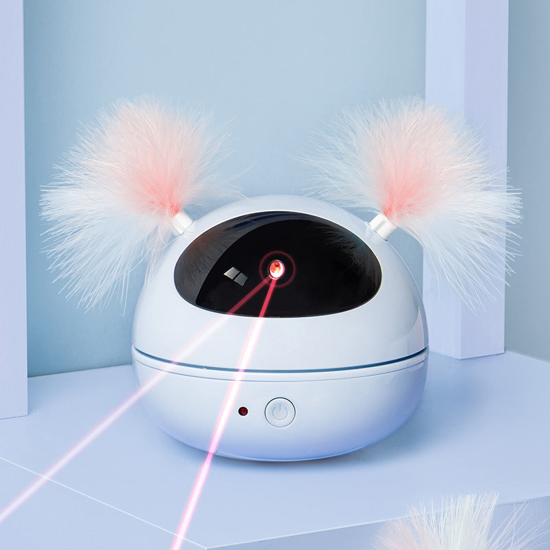 Automatic laser LED cat toy