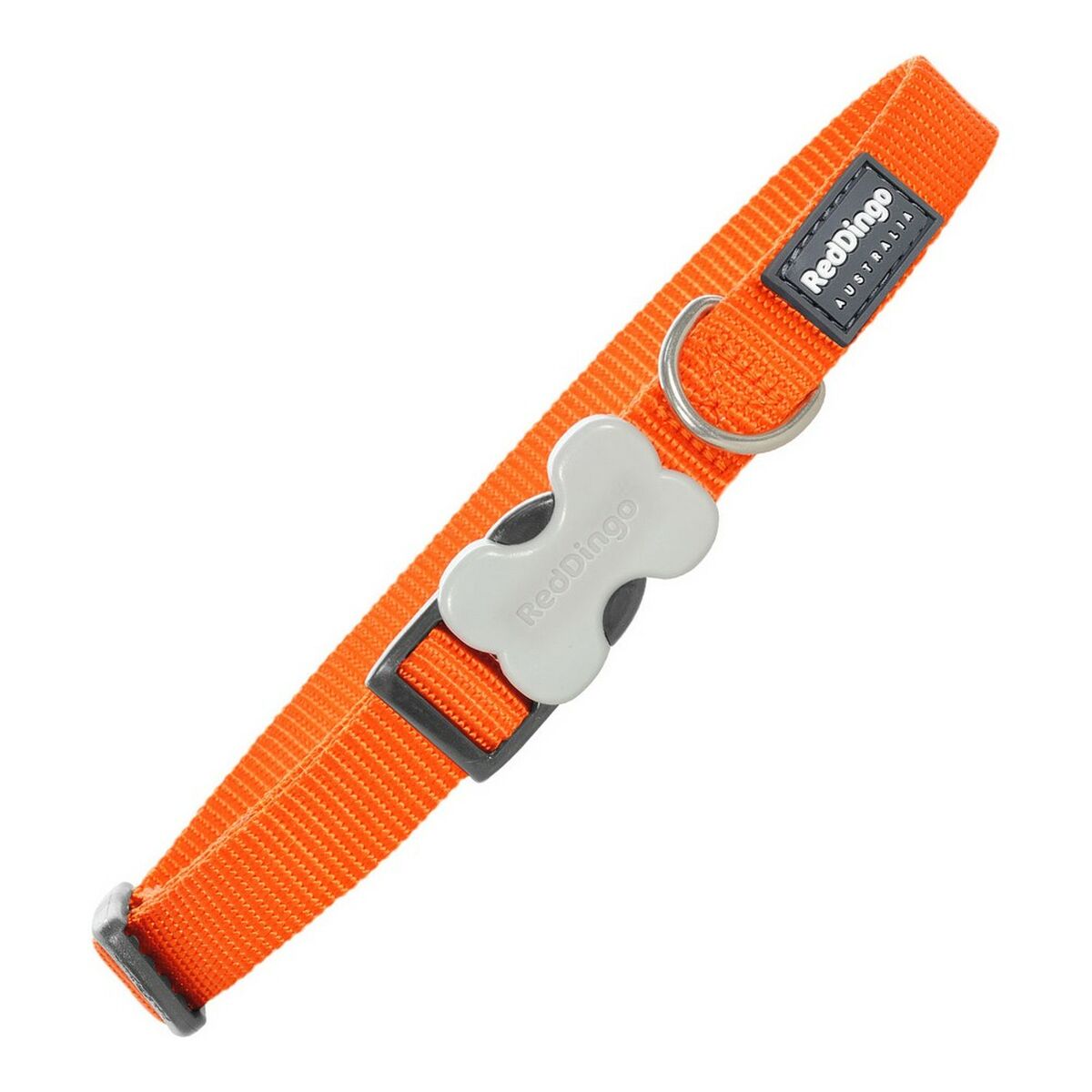 Hundehalsband Red Dingo Smooth Orange (1,2 x 20-32 cm)-0
