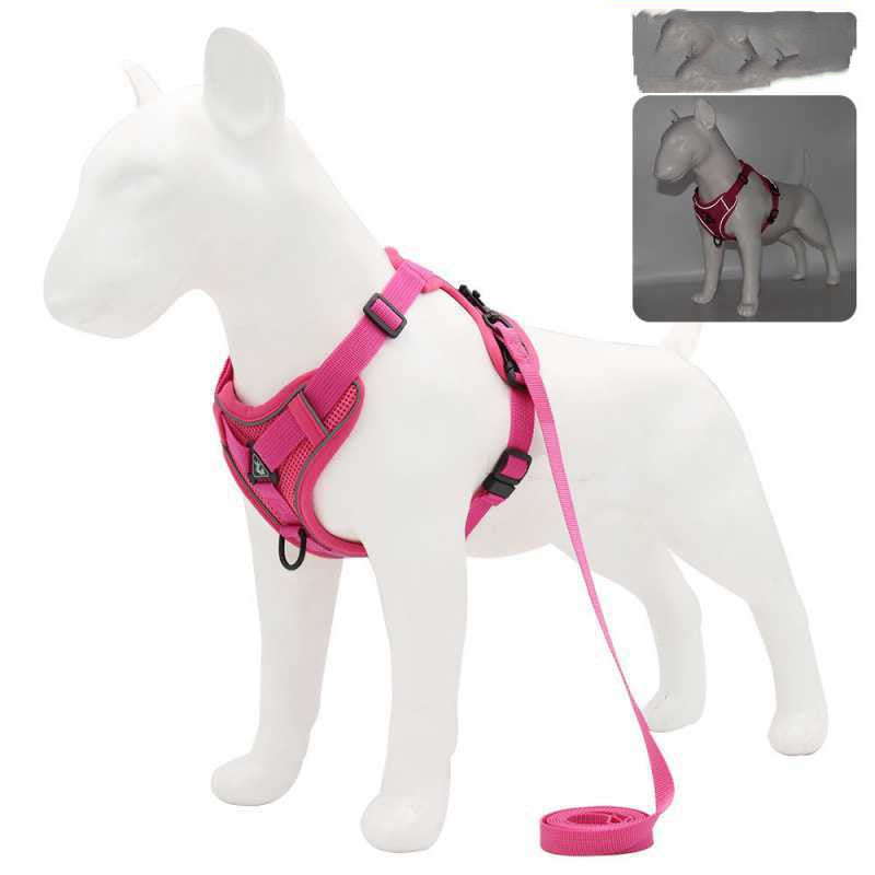 Reflective Vest-Style Harness for Small to Medium Dogs-3