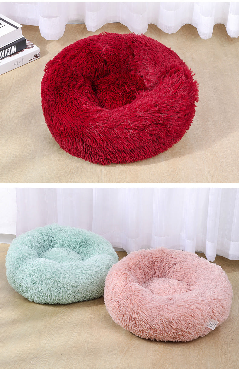 Warm Plush Pet Bed