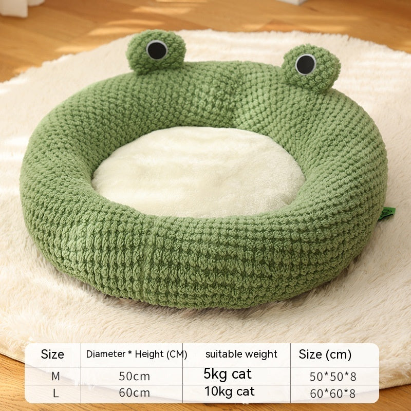 Little Frog Series Warm Nest For Small Cats Dogs Within 5KG
