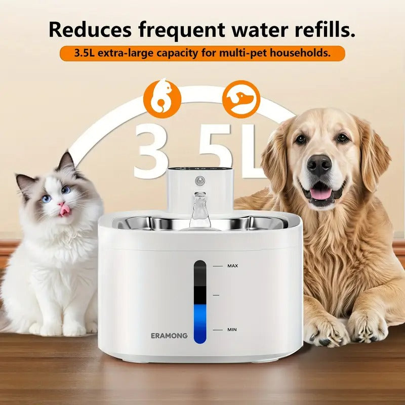 Charging Cat Wireless Water Fountain-4