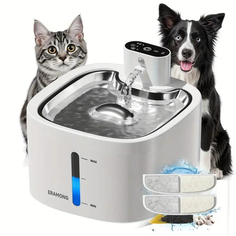 Charging Cat Wireless Water Fountain-1